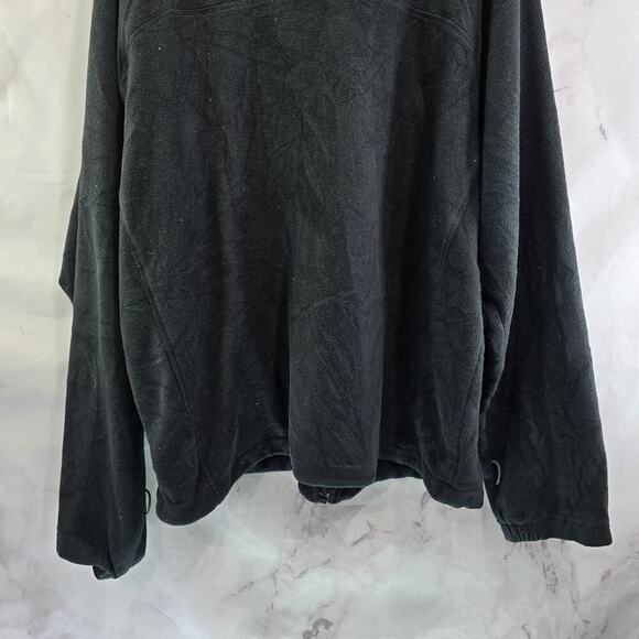 Columbia Jacket Mens XL Black Full Zip Fleece Interchange Sweater Mock Neck - Picture 7 of 11